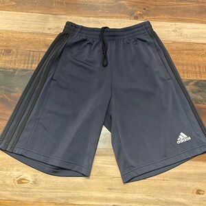 Adidas Black & Navy Athletic Shorts